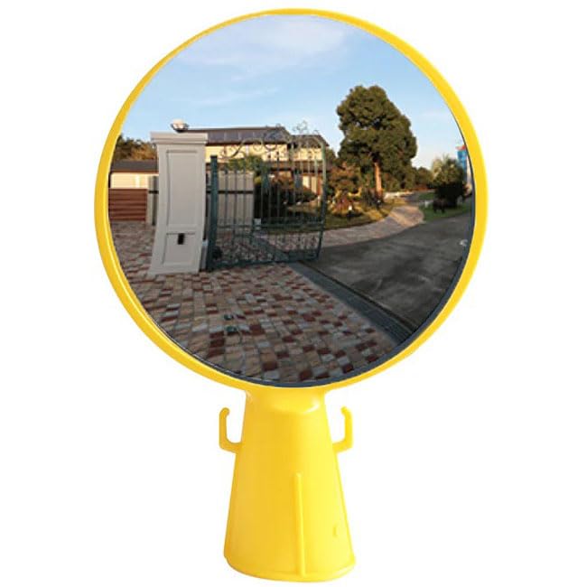 Amazon.co.jp: コーン用サインキャップ+ミラーセット(イエロー